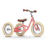 Draisienne evolutive 2-en-1 Urban Iki rose avec selle cuir, tricycle convertible pour enfants debutants