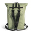 Sacoche vélo convertible en sac à dos Knox 22L Urban Proof vue bretelles noires réglables vert kaki