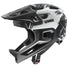 Casque VTT intégral enfant Uvex React JR Fullface noir et blanc pour protection optimale