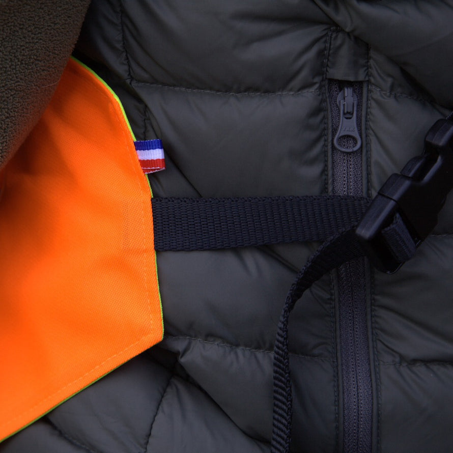 vasimimile gilet fluo réversible vasi lzocel reverso gros plan