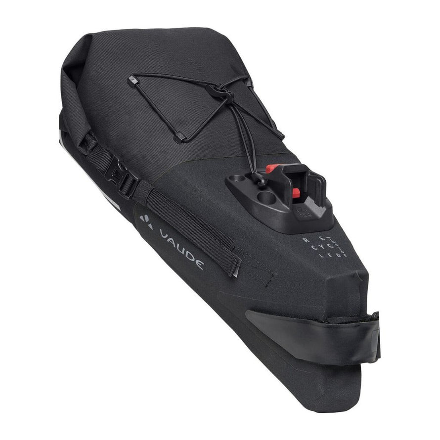 Sacoche de selle Trailsaddle Vaude noire, robuste et compacte pour rangement vélo efficace