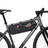 Sacoche de cadre Vaude Trailframe L noire imperméable, idéale pour ranger accessoires en bikepacking et sorties vélo