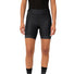 Short cyclisme femme Vaude Posta noir avec tissu respirant et rembourrage pour un confort optimal en vélo