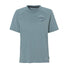 T-shirt Femme Vaude Cyclist Casual bleu avec motif vélo et nature minimaliste, style décontracté et écologique