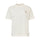 T-shirt Vaude Cyclist Casual Femme beige clair avec logo montagne stylisé sur poitrine, look naturel et eco-responsable