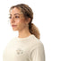 T-shirt Femme Vaude Cyclist Casual beige avec logo nature minimaliste sur poitrine, style confortable et écologique