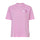 T-shirt Vaude Cyclist Casual Femme rose avec logo montagne stylisé sur poitrine, style féminin et confortable