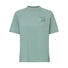 T-shirt Vaude Cyclist Casual Femme vert clair avec logo montagne sur poitrine, style simple et eco-responsable