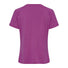 T-shirt Essential van wol voor dames Vaude in lila, ideaal voor comfort en prestaties bij het fietsen