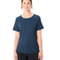 T-shirt Essential van wol voor dames Vaude, ademend en comfortabel voor fiet activiteiten