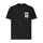 T-shirt Vaude Men Redmont Heavyweight noir avec design graphique moderne, confortable pour cyclistes urbains
