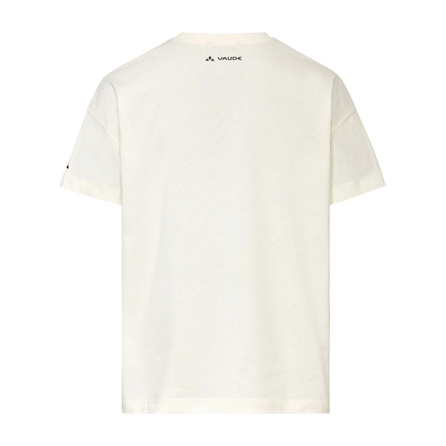 Dos du T-shirt Vaude Men Redmont Heavyweight couleur crème, confortable et durable pour cyclistes exigeants