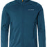 Veste polaire homme Vaude Monviso FZ II bleu pétrole avec zip complet et poches zippées pour activités outdoor