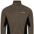 Veste polaire homme Vaude Monviso FZ II kaki fonce avec zip integral et poches zippées pour sport outdoor