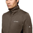 Veste polaire homme Vaude Monviso FZ II taupe avec zip intégral, idéale pour confort et chaleur outdoor