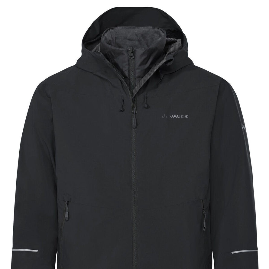 Veste vélo homme 3 en 1 Vaude Yaras imperméable et polyvalente pour toutes saisons