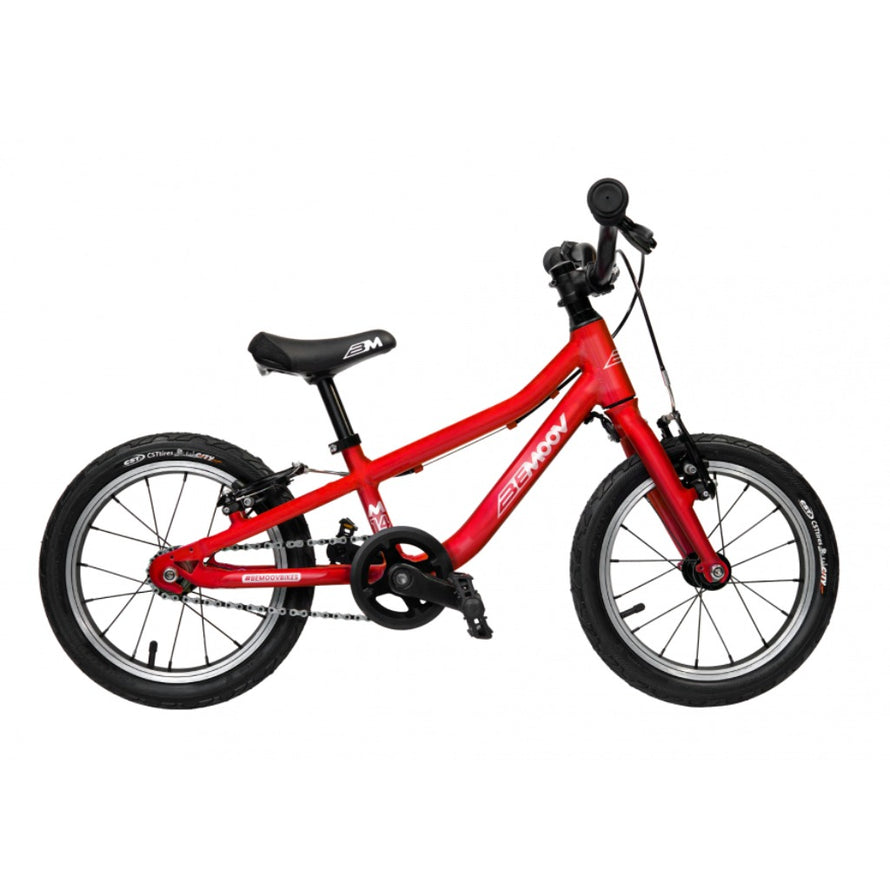 rotes kinderfahrrad Bemoov M14 14-Zoll-Kinderfahrrad für 2,5- bis 4,5-Jährige