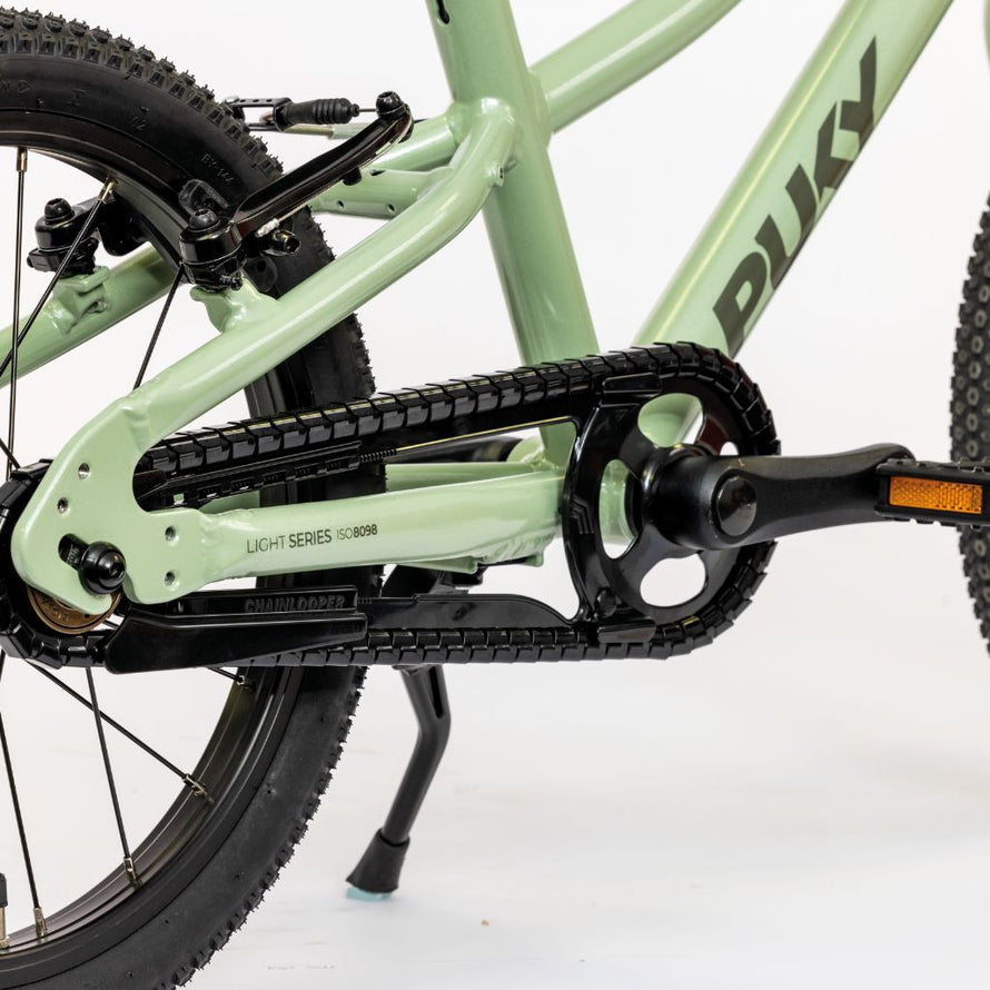Vélo enfant PUKY LS-PRO 14 vert clair, cadre aluminium léger et ergonomique, adapté dès 3 ans