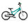 velo-woom-GO-2- metallic-turquoise- enfant- apprentissage- 3 ans-4 ans-5 ans