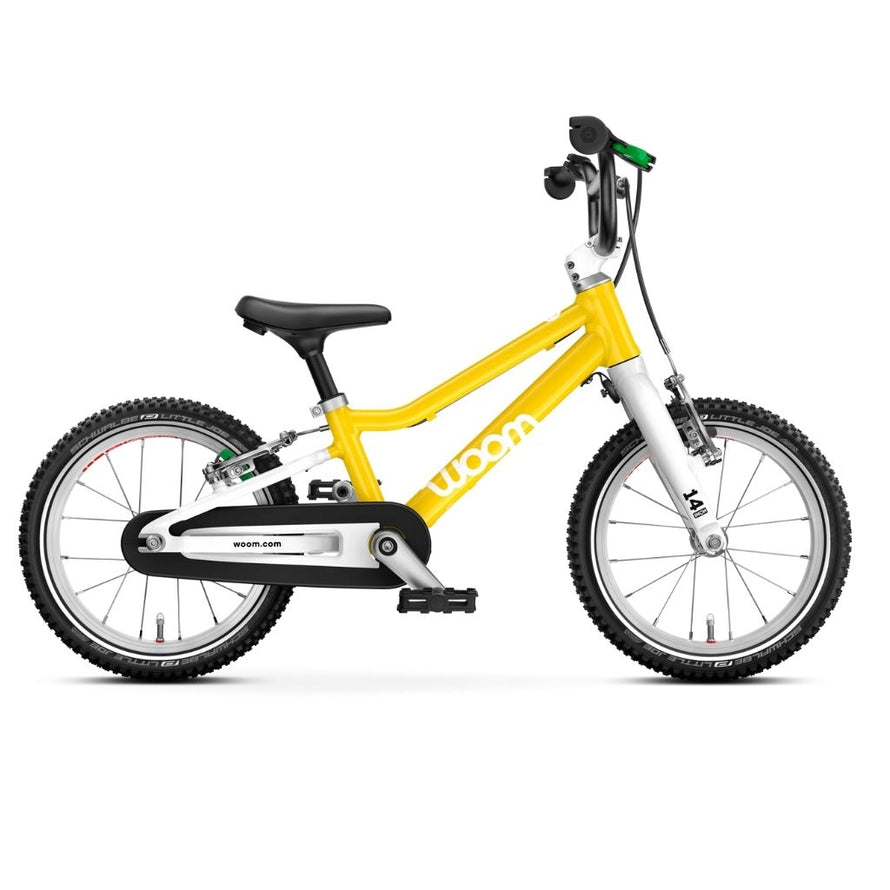 velo-woom-GO-2- vibrant-yellow- enfant- apprentissage- 3 ans-4 ans-5 ans