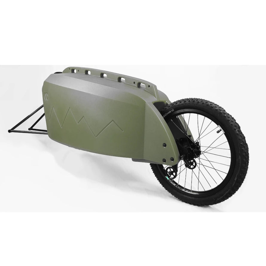 radachse fahrradanhänger Kern SolarMoov remorque vélo sur axe de roue