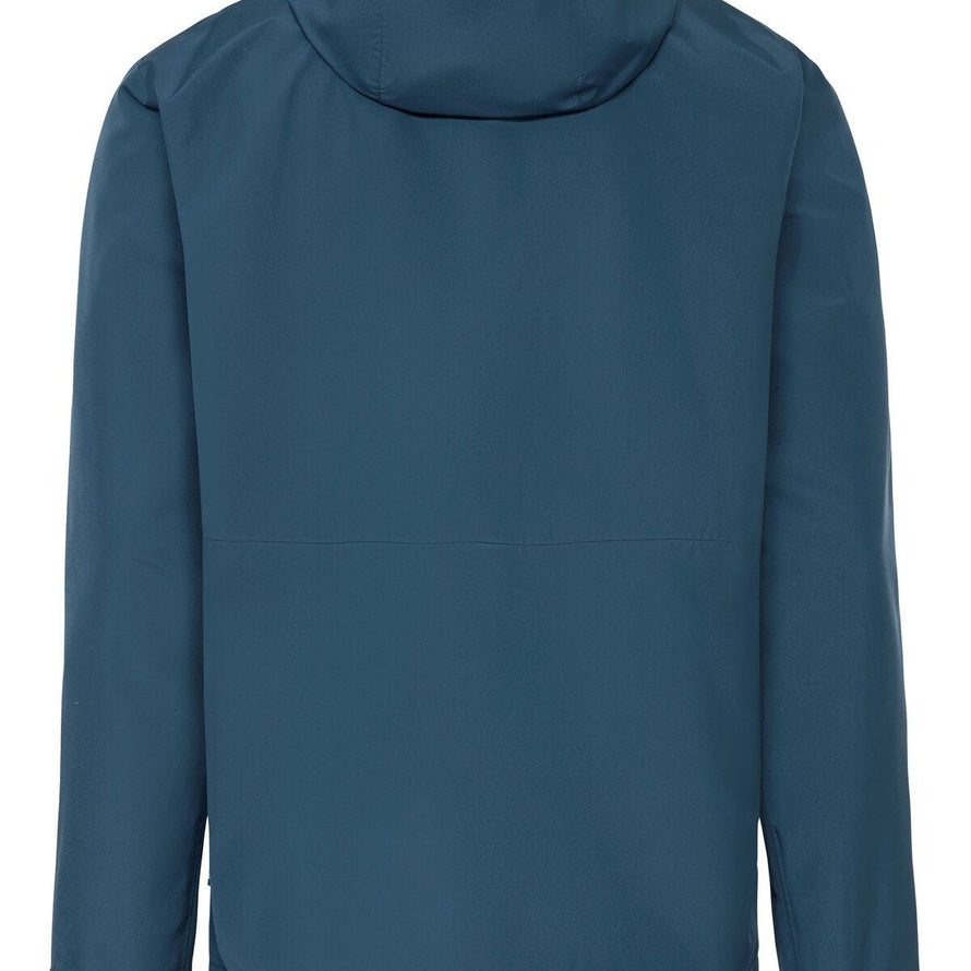 Veste imperméable homme Vaude Strathcona bleu fonce, protection efficace et design moderne pour cyclistes