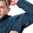 Veste imperméable homme Vaude Strathcona bleu avec zip d'aération sous les bras pour une ventilation optimale
