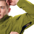 Veste imperméable homme Vaude Strathcona verte avec zip d'aération sous les bras pour une meilleure ventilation
