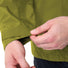 Veste imperméable homme Vaude Strathcona vert réglable aux manches pour un confort optimal à vélo