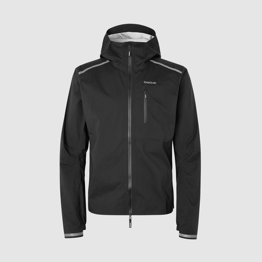 Veste imperméable vélo avec capuche Explr de GripGrab, coupe ajustée et protection contre la pluie pour cyclistes