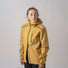 Veste imperméable vélo femme Explr de GripGrab jaune avec capuche, protection pluie et confort optimal