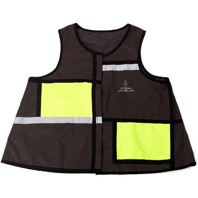 Veste mixte réfléchissante de vélo verte et jaune D1 Style - #2