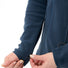 Détail manche veste polaire femme Vaude Rosemoor II bleu marine avec cordon de serrage pour ajustement