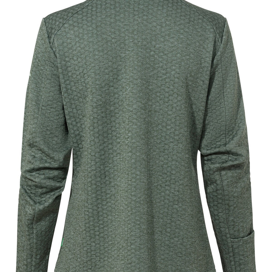 Veste polaire femme Vaude Skomer Hiking vert technique, idéale pour randonnée et activités outdoor
