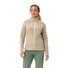 Veste polaire femme Vaude Skomer SC beige avec zip intégral pour randonnée et confort thermique outdoor