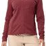 Veste polaire femme Vaude Skomer SC bordeaux avec texture hexagonale pour randonnée et confort outdoor