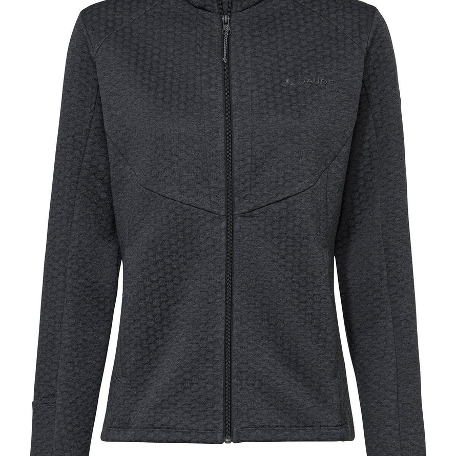 Veste polaire femme Vaude Skomer SC noire, technique et confortable pour randonnée et activités outdoor