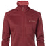 Veste polaire femme Vaude Skomer SC rouge avec zip intégral, idéale pour randonnée et confort outdoor