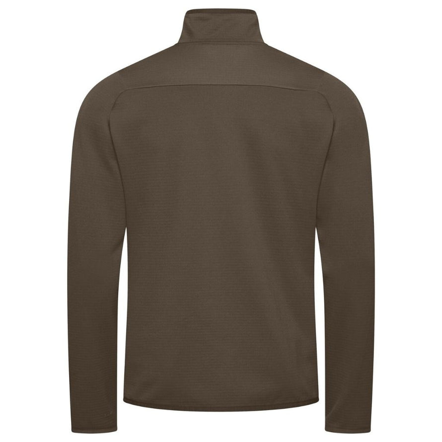 Veste polaire homme Vaude Monviso FZ II marron avec zip complet et poches zippées pour confort outdoor