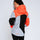 Veste de vélo réversible et réfléchissante Repop Urban Circus en orange et noir pour cyclistes urbains sécurisés