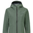 Veste Vaude Elope 3 couches femme verte avec capuche, imperméable et respirante pour cyclisme outdoor