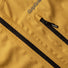 Détail fermeture éclair étanche veste vélo imperméable Explr GripGrab jaune pour protection pluie cycliste