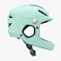 casque enfant virgo kid integral vert vue laterale avec coque abs et mentonniere