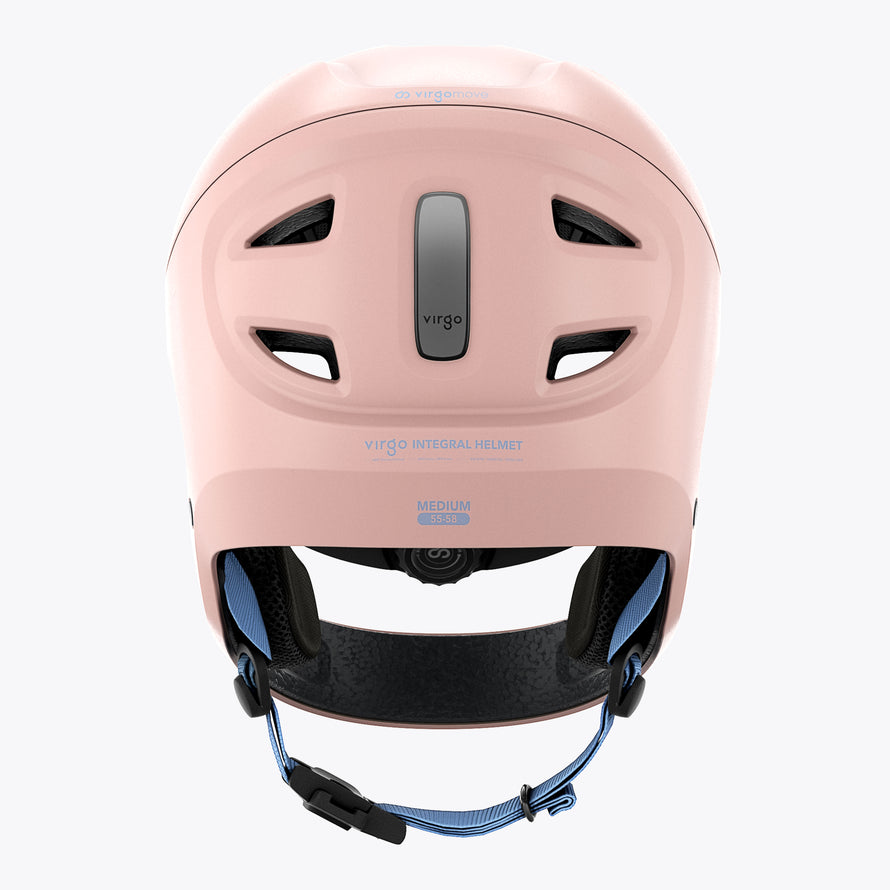 casque velo enfant virgo kid integral rose vue arriere securite urbaine et skatepark