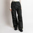Pantalon de pluie vélo Vivi Mari imperméable motif léopard vue de face, protection pluie légère et résistante