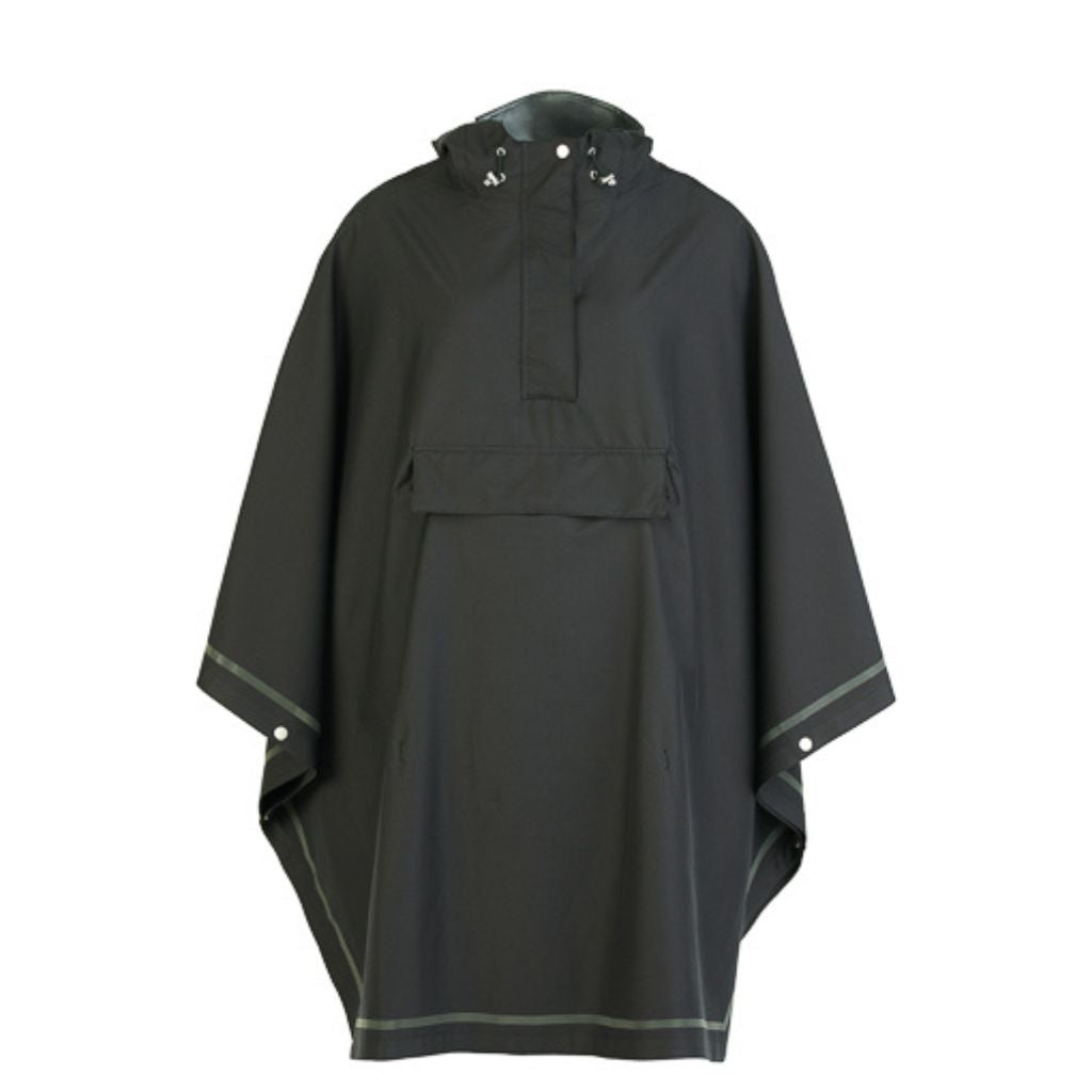 Weathergoods Sweden poncho Imbris Black Chrome S