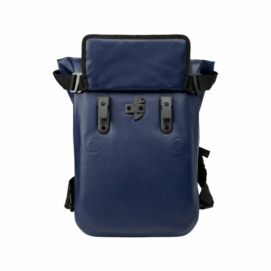 Sac à dos sacoche vélo convertible Weathergoods Sweden Commuter bleu, pratique et résistant pour cyclistes urbains
