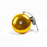 Sonnette de velo vintage couleur or brillant Widek, design retro pour cyclistes exigeants