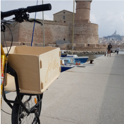 fahrradanhänger holzkiste Joker Bike Wood Box Fahrradkiste Holz für Cargo-Gabel Joker Mini