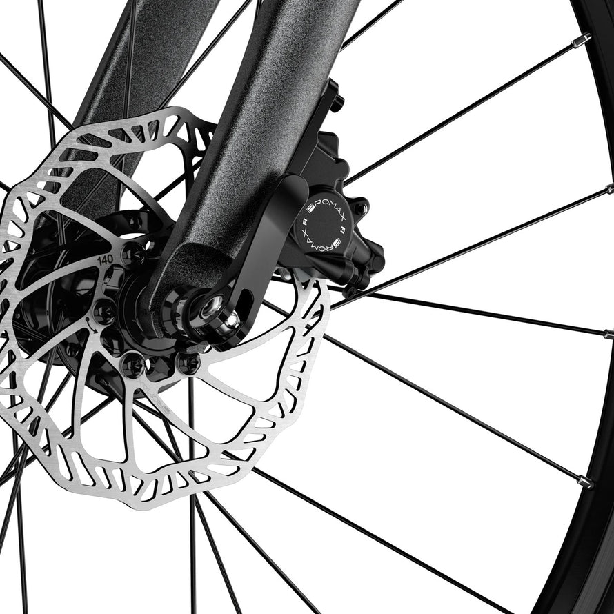 Frein a disque avant du velo enfant 20 pouces woom explore 4 tout terrain pour 6 a 8 ans